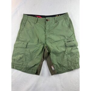 ONeill Trail Outdoor Shorts Mens Size‎ 34 Olive Green Cargo Hiking Casual